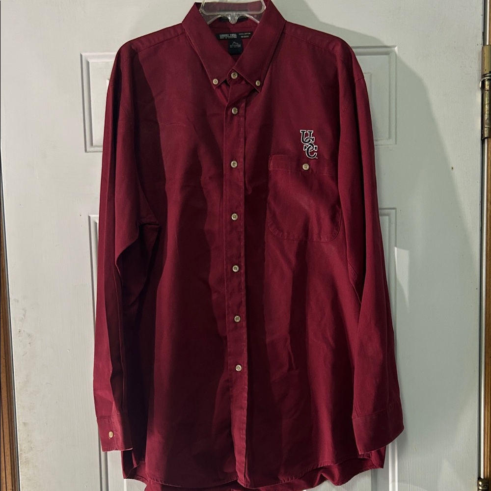 (🙈2 Jonathan Corey South Carolina Gamecocks Men's 17-17.5 XL  Button-Down Shirt